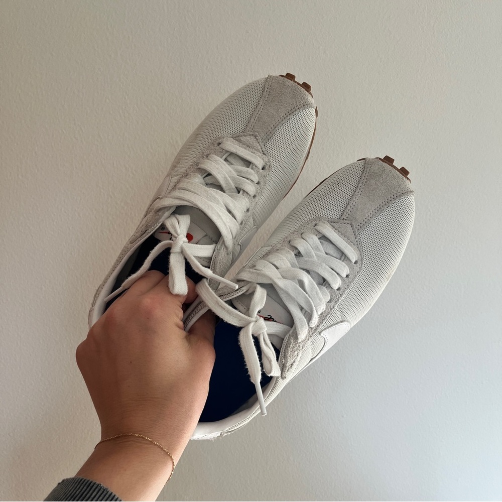 White Nike Retro Sneakers